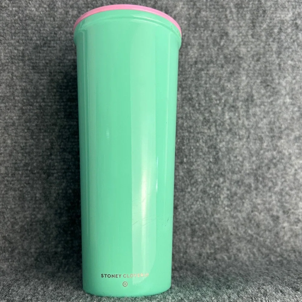 Stoney Clover Lane x Target Mint Green Smiley Face Stainless Steel Tumbler Cup